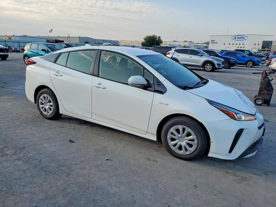 2020 Toyota Prius VIN JTDKARFU7L3110292 COPART salvage auction — FRONT END, Ok - Cert Of Title-Salvage, sold $5,400 on 2026-07-22 (photo 4)