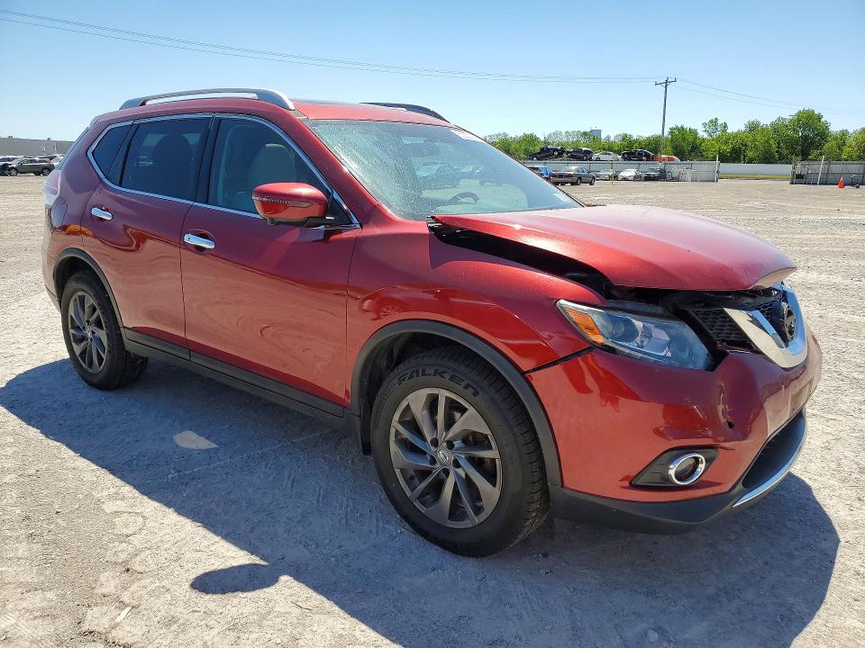 2016 Nissan VIN 5N1AT2MV7GC831013 COPART salvage auction — FRONT END, Ny - Mv-907A Salvage Certificate, sold $1,200 on 2026-07-06 (photo 4)