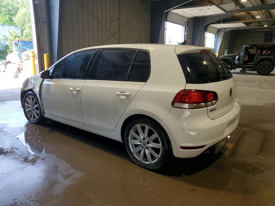 2011 Volkswagen Golf VIN WVWDM7AJ6BW230213 COPART salvage auction — FRONT END, Pa - Certificate Of Salvage, sold $1,950 on 2026-07-22 (photo 2)