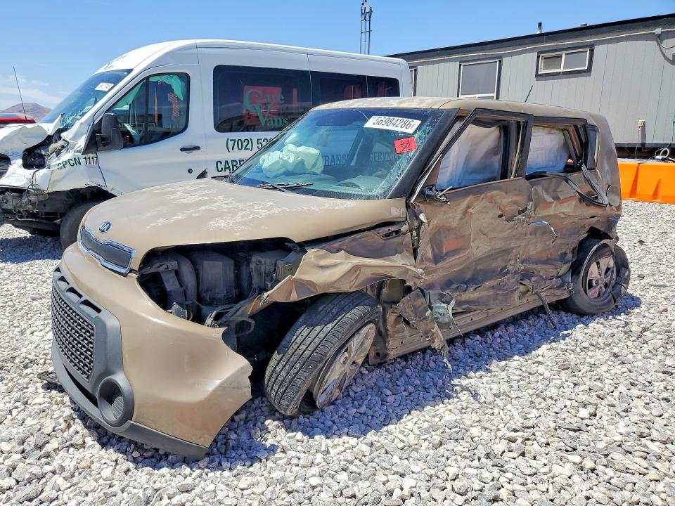 2016 Kia Soul VIN KNDJN2A24G7332820 COPART salvage auction — SIDE, Nv - Salvage Title, sold $275 on 2026-07-08 (photo 1)