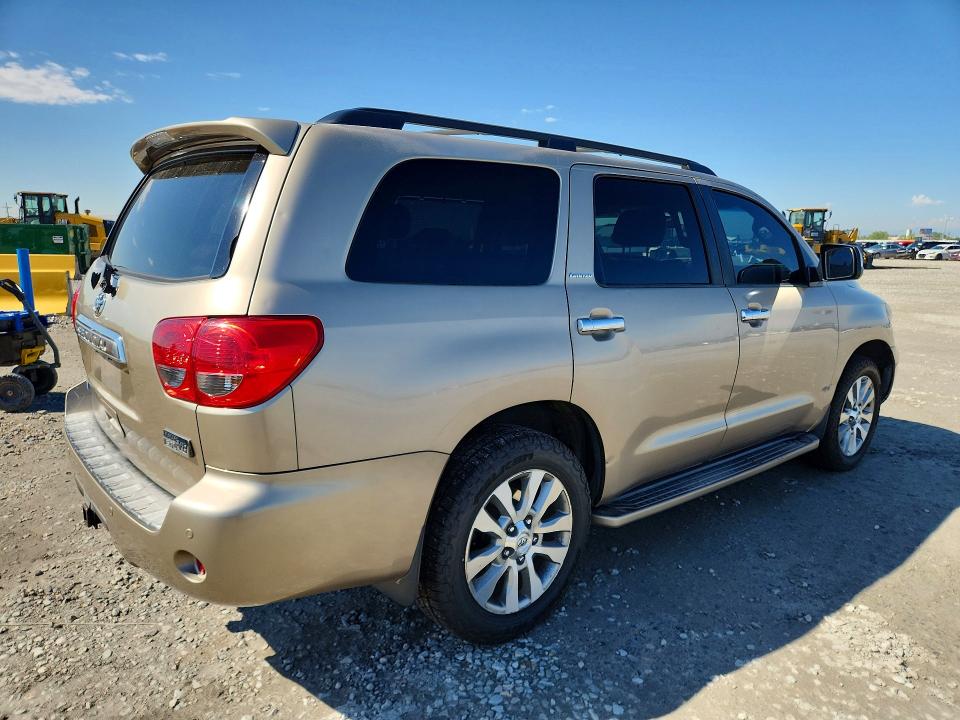 2008 Toyota Sequoia VIN 5TDBY68A28S006201 COPART salvage auction — FRONT END, Co - Public - Salvage Title, sold $900 on 2026-07-28 (photo 3)