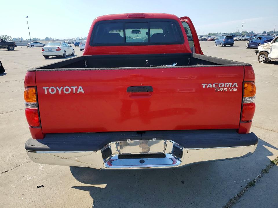 2004 Toyota Tacoma VIN 5TEHN72N84Z438194 COPART salvage auction — FRONT END, Ca - Salvage Certificate, sold $8,000 on 2026-08-24 (photo 6)