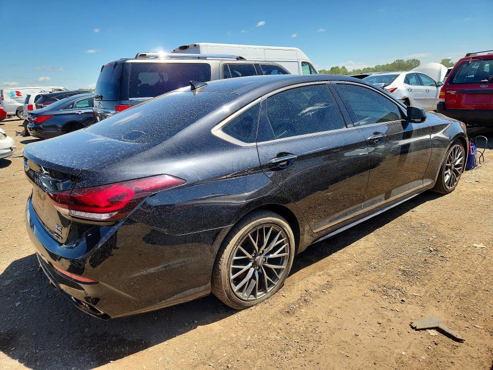 2018 Genesis G80 VIN KMHGN4JB4JU248295 COPART salvage auction — MINOR DENT/SCRATCHES, Il - Certificate Of Title (P), sold $7,700 on 2026-07-09 (photo 3)