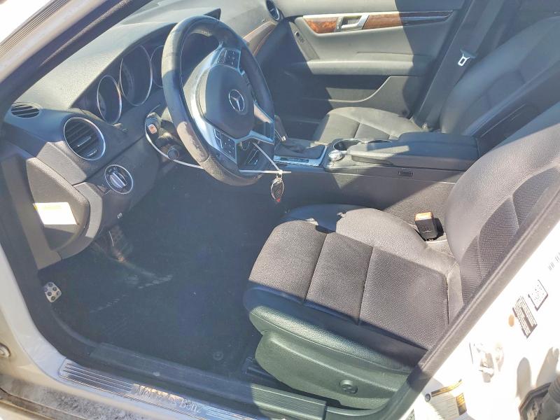 2013 Mercedes-benz C-klasse VIN WDDGF8AB5DR297527 COPART salvage auction — FRONT END, Nj - Cert Of Title-Salvage, sold $2,150 on 2026-07-08 (photo 7)