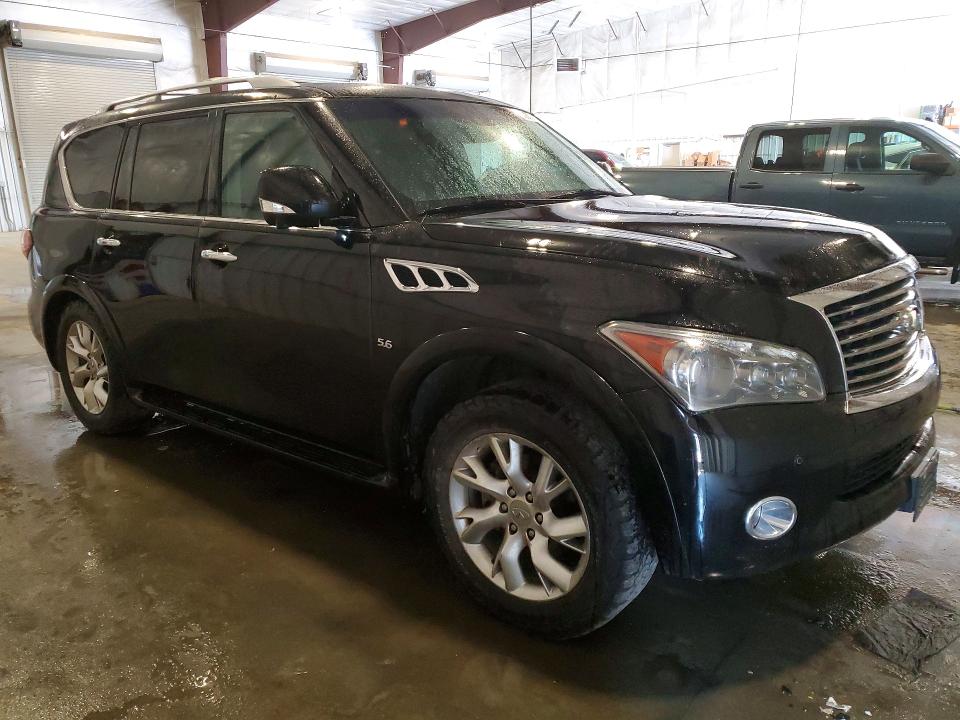 2014 Infiniti Qx80 VIN JN8AZ2NE0E9063651 COPART salvage auction — WATER/FLOOD, Mn - Cert Of Title-Prior Salvage, sold $925 on 2026-07-06 (photo 4)