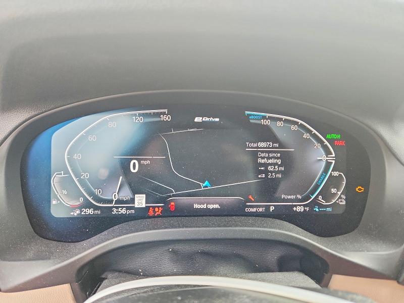 2021 BMW X3 VIN 5UXTS1C02M9H02476 COPART salvage auction — FRONT END, Oh - Cert Of Title-Salvage, sold $10,300 on 2026-07-06 (photo 9)