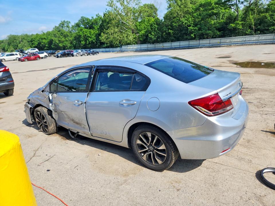 2013 Honda Civic VIN 2HGFB2F85DH558488 COPART salvage auction — FRONT END, PA - CERT OF SALV-R=RECONSTRUCTED, sold $525 on 2026-07-02 (photo 2)