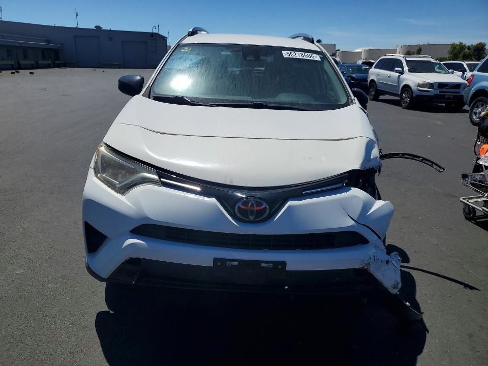 2018 Toyota VIN JTMZFREV4JD128962 COPART salvage auction — FRONT END, Ca - Salvage Certificate, sold $4,550 on 2026-07-08 (photo 5)