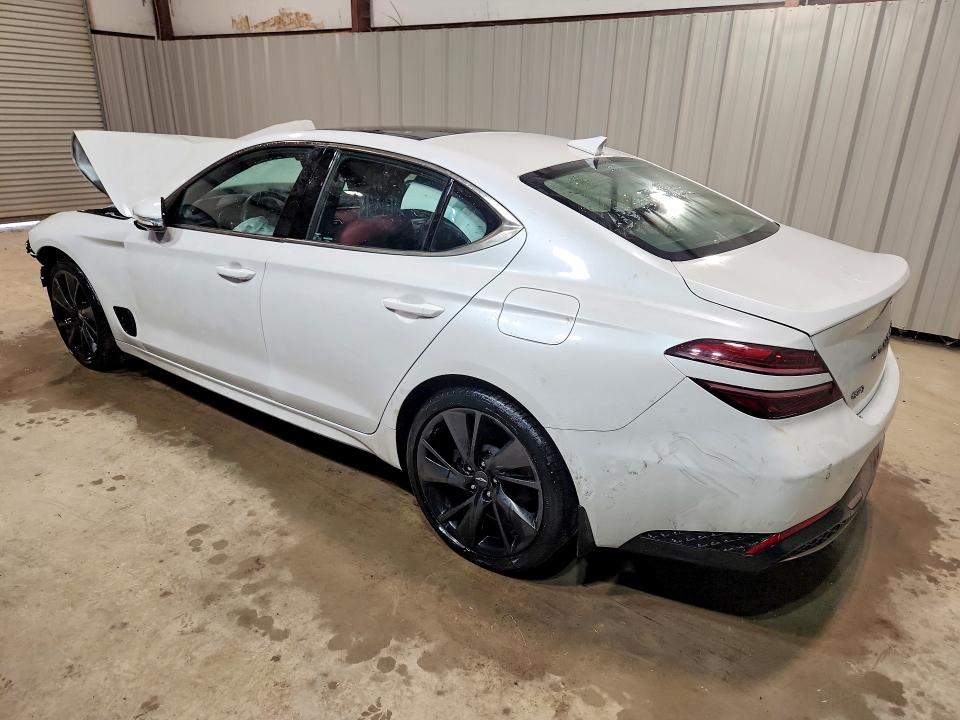 2023 Genesis G70 VIN KMTG34TA0PU112948 COPART salvage auction — FRONT END, TX - CERTIFICATE OF TITLE, sold $2,500 on 2026-07-21 (photo 2)