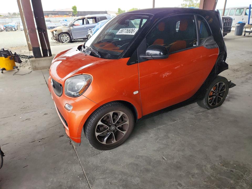 2016 Smart VIN WMEFJ5DA3GK078893 COPART salvage auction — REAR END, Ca - Salvage Certificate, sold $550 on 2026-07-02 (photo 1)