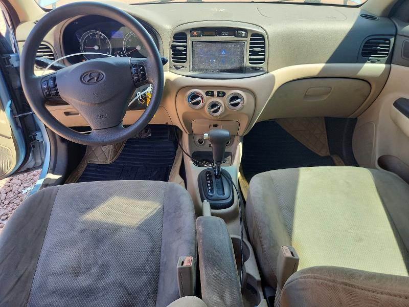 2010 Hyundai Accent VIN KMHCN4AC1AU486435 COPART salvage auction — REAR END, Az - Cert Of Title - Salvage, sold $875 on 2026-07-14 (photo 8)