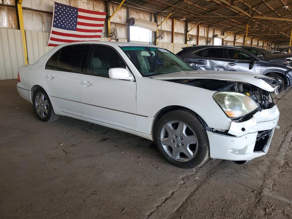 2003 Lexus Ls 430 VIN JTHBN30F130117492 COPART salvage auction — FRONT END, AZ - CERT OF TITLE - SALVAGE, sold $1,150 on 2026-07-27 (photo 4)