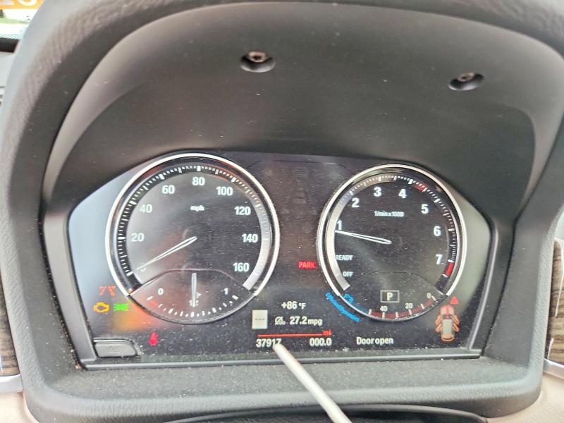 2021 BMW X1 VIN WBXJG9C03M5U39222 COPART salvage auction — FRONT END, Nc - Salvage Certificate Of Title, sold $1,950 on 2026-08-03 (photo 9)
