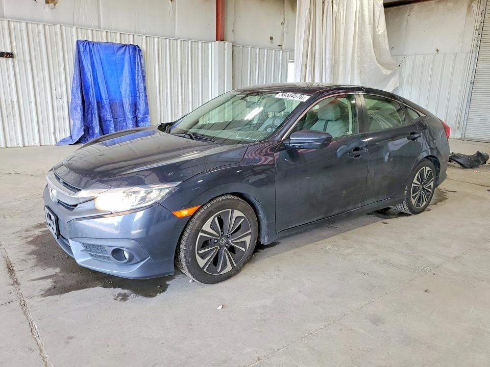 2018 Honda Civic VIN JHMFC1F34JX020008 COPART salvage auction — FRONT END, Ny - Mv-907A Salvage Certificate, sold $4,100 on 2026-07-08 (photo 1)