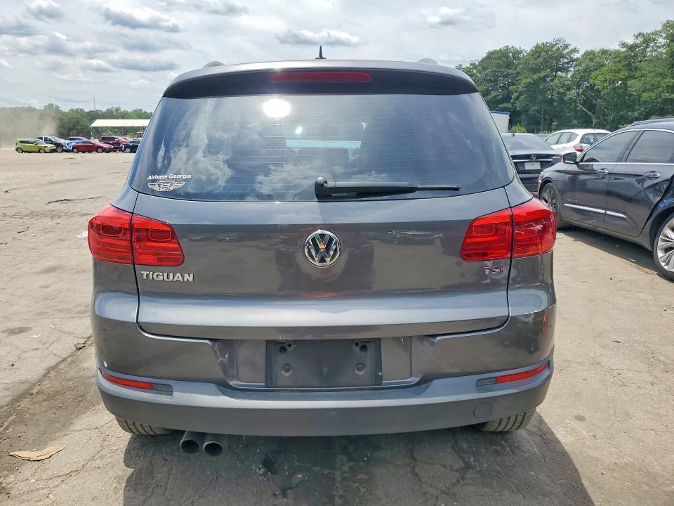 2016 Volkswagen Tiguan VIN WVGAV7AX1GW582087 COPART salvage auction — FRONT END, Ga - Cert Of Title-Salvage, sold $3,650 on 2026-07-28 (photo 6)