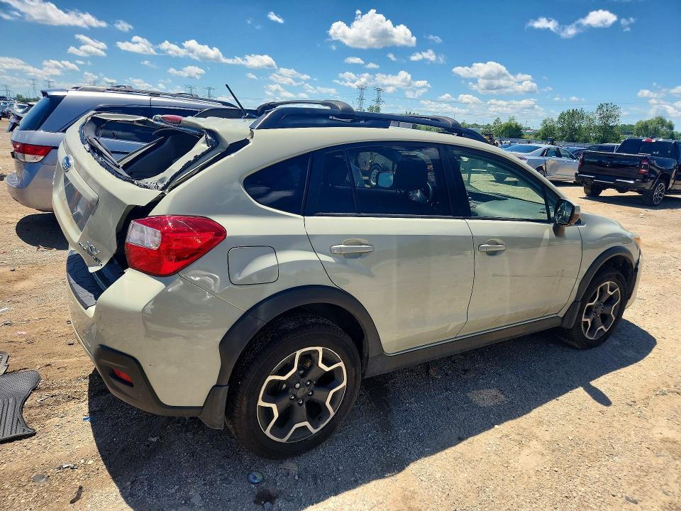 2014 Subaru Xv VIN JF2GPAVC8E8244749 COPART salvage auction — REAR END, Il - Salvage Certificate, sold $2,250 on 2026-07-30 (photo 3)