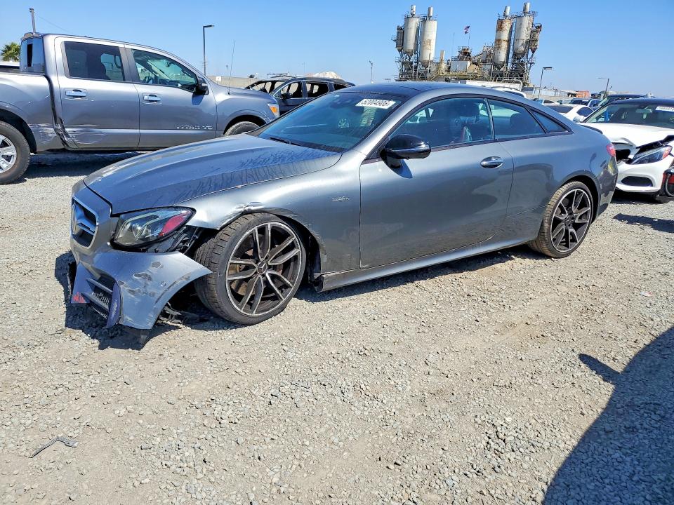 2019 Mercedes-benz E-klasse amg VIN WDD1J6BB9KF087437 COPART salvage auction — FRONT END, Ca - Salvage Certificate, sold $18,400 on 2026-07-31 (photo 1)
