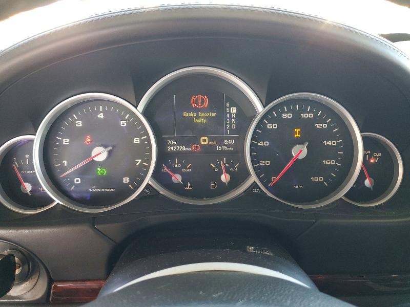 2005 Porsche Cayenne VIN WP1AC29P95LA91085 COPART salvage auction — FRONT END, Ca - Dis/Dlr/Exp Only Clean Title, sold $125 on 2026-07-09 (photo 9)