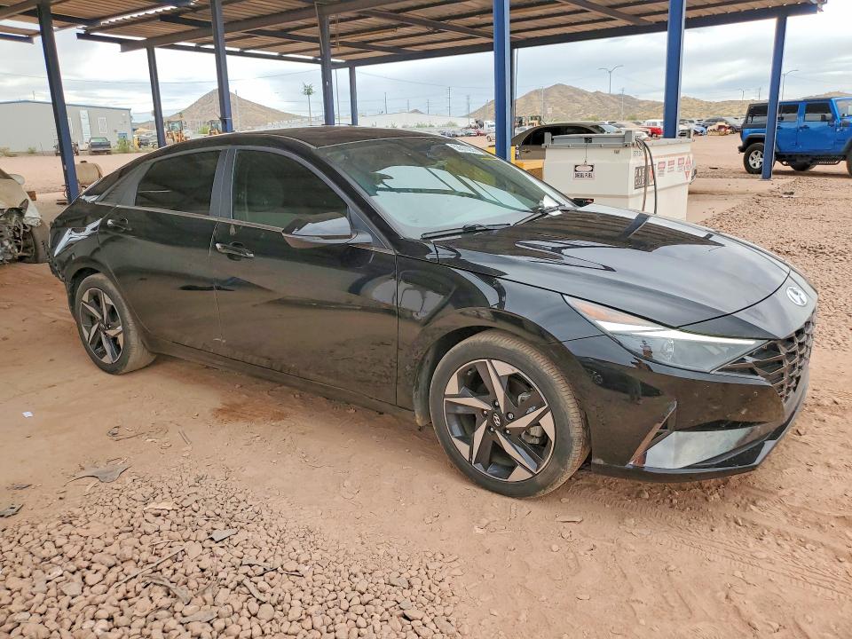 2022 Hyundai Elantra VIN KMHLN4AG5NU217265 COPART salvage auction — REAR END, AZ - CERT OF TITLE - SALVAGE, sold $3,900 on 2026-07-23 (photo 4)