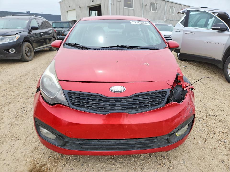 2013 Kia Rio VIN KNADM4A37D6235789 COPART salvage auction — FRONT END, Ab - Bos - Salvage, sold $725 on 2026-07-02 (photo 5)
