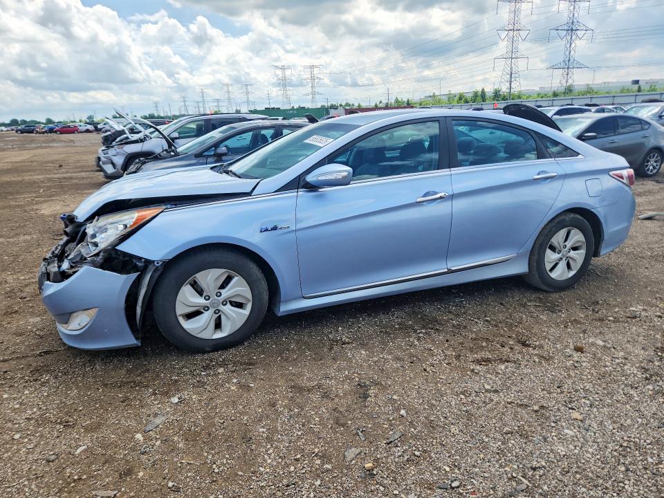 2013 Hyundai Sonata VIN KMHEC4A47DA069656 COPART salvage auction — FRONT END, Il - Salvage Certificate, sold $775 on 2026-07-23 (photo 1)