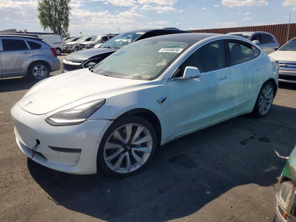 2020 Tesla Model 3 VIN 5YJ3E1EA3LF614634 COPART salvage auction — MINOR DENT/SCRATCHES, Nv - Certificate Of Title (P), sold $1,050 on 2026-07-13 (photo 1)