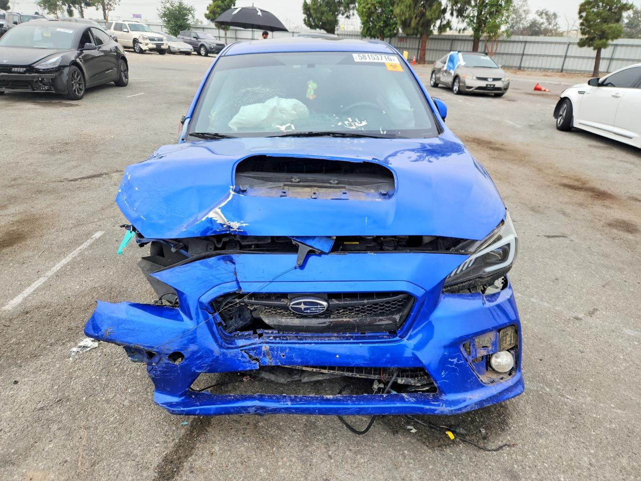 2017 Subaru WRX VIN JF1VA1E61H9833065 COPART salvage auction — All Over, Sc - Salvage Title, sold $650 on 2026-09-22 (photo 5)