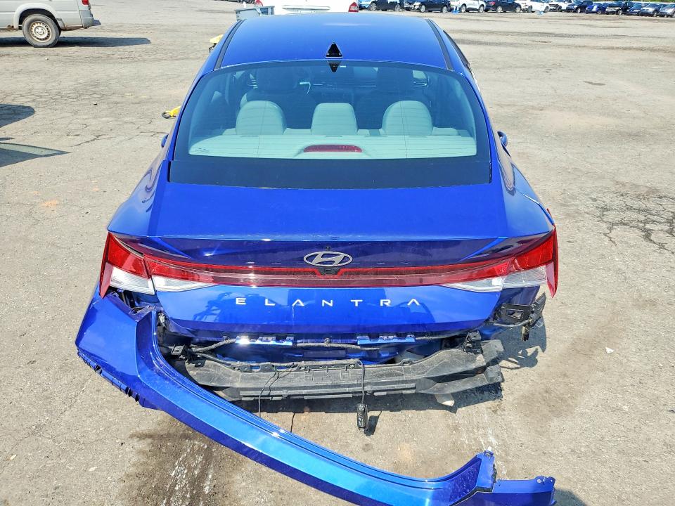 2024 Hyundai Elantra VIN KMHLM4DGXRU848534 COPART salvage auction — REAR END, Pa - Certificate Of Salvage, sold $4,000 on 2026-07-17 (photo 6)