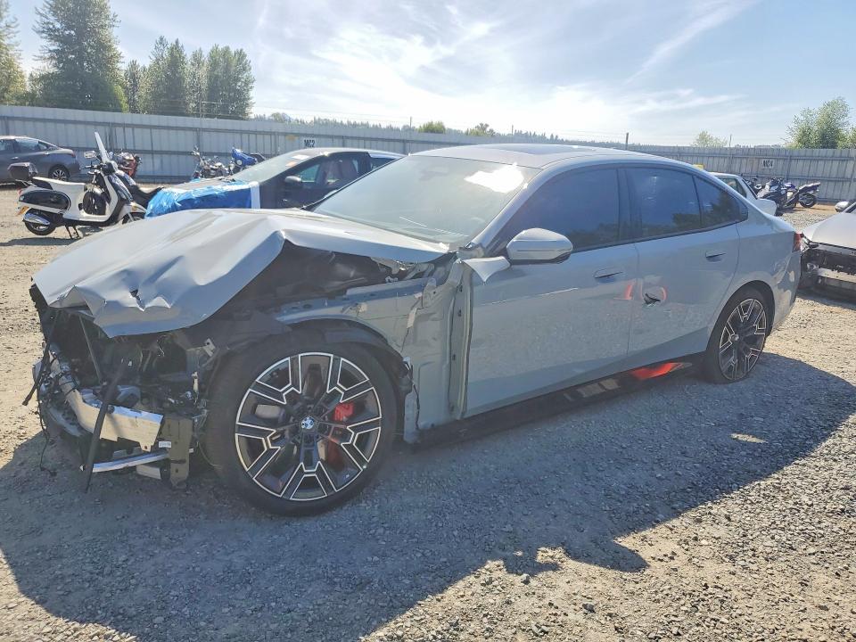 2026 BMW I5 VIN WBY33HG00TCX47785 COPART salvage auction — FRONT END, Wa - Bill Of Sale, sold $21,700 on 2026-07-20 (photo 1)