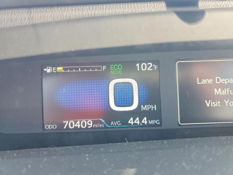 2019 Toyota Prius VIN JTDKARFU1K3101361 COPART salvage auction — FRONT END, Ca - Salvage Certificate, sold $8,200 on 2026-07-02 (photo 9)