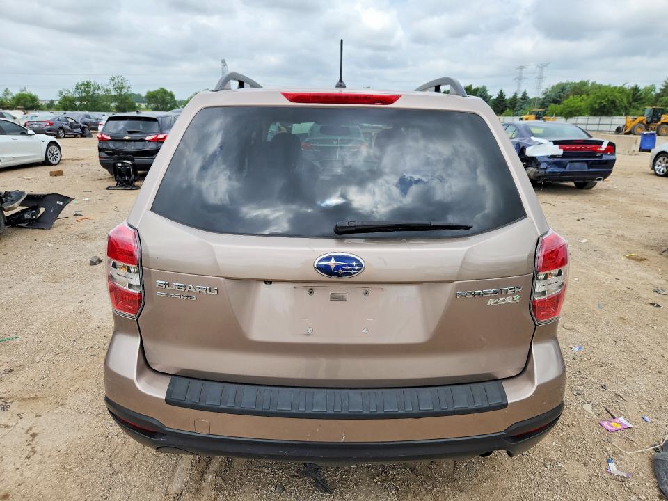 2014 Subaru Forester VIN JF2SJAECXEH476605 COPART salvage auction — SIDE, Il - Salvage Certificate, sold $3,050 on 2026-07-16 (photo 6)