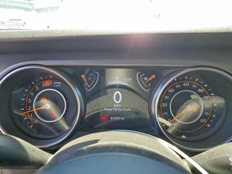 2023 Jeep Wrangler / VIN 1C4HJXAG0PW585593 COPART salvage auction — REAR END, Ca - Salvage Certificate, sold $6,400 on 2026-07-24 (photo 9)