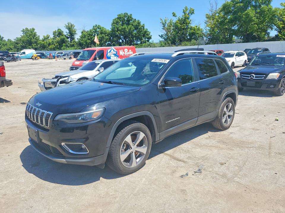 2020 Jeep Cherokee VIN 1C4PJMDN7LD537048 COPART salvage auction — HAIL, MO - CERTIFICATE OF TITLE (P), sold $2,600 on 2026-07-29 (photo 1)