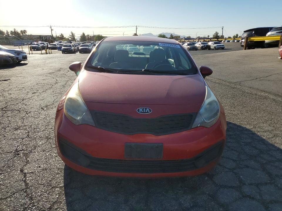 2013 Kia Rio VIN KNADM4A31D6174469 COPART salvage auction — REAR END, Nv - Salvage Title, sold $750 on 2026-07-22 (photo 5)