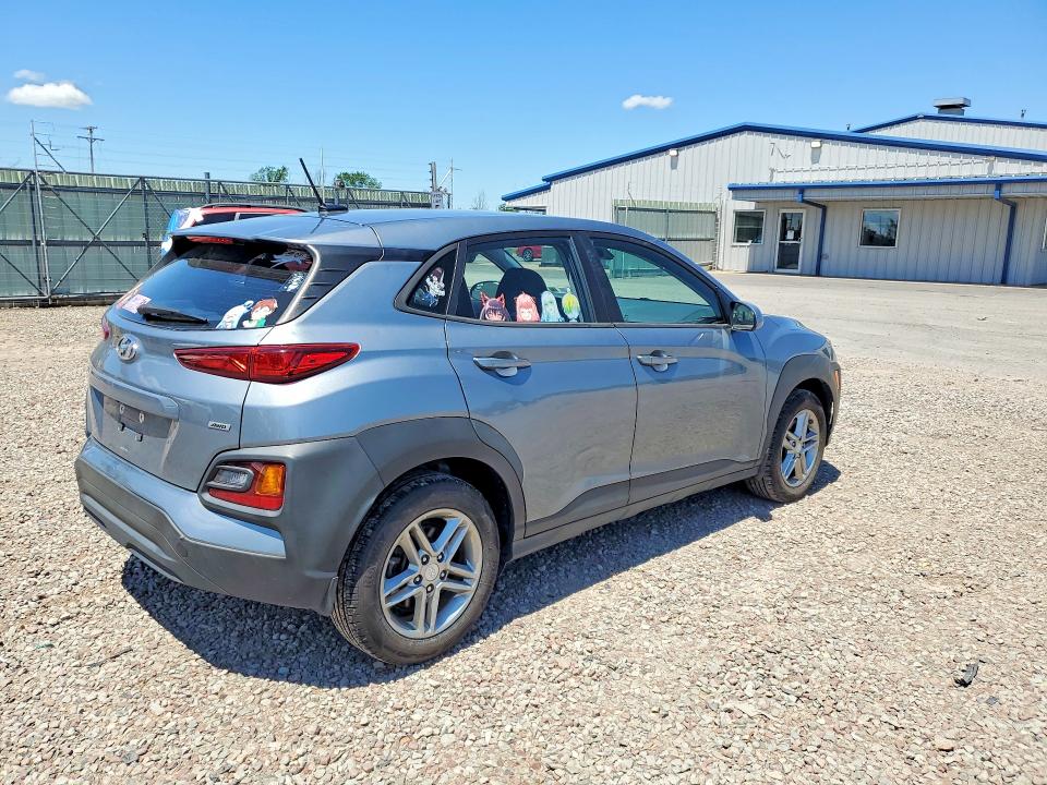 2020 Hyundai Kona VIN KM8K1CAA1LU575358 COPART salvage auction — HAIL, Ny - Mv-907A Salvage Certificate, sold $4,900 on 2026-07-15 (photo 3)