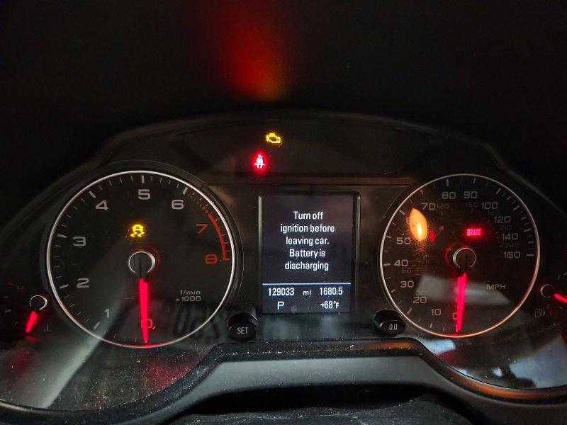 2014 Audi Q5 VIN WA1LFAFP6EA106504 COPART salvage auction — MECHANICAL, Wv - Certificate Of Title, sold $1,550 on 2026-07-21 (photo 9)