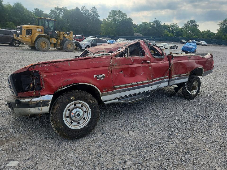 1997 Ford F250 VIN 1FTHX26F1VEA80490 — COPART salvage auction photo