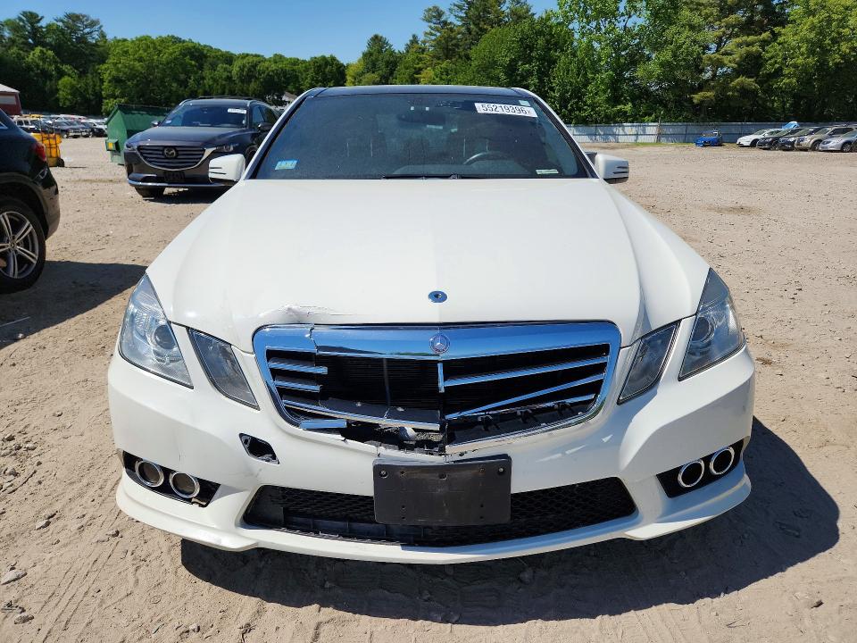 2010 Mercedes-benz E-class VIN WDDHF8HB3AA251568 COPART salvage auction — FRONT END, MA - CERT OF TITLE-RECONSTRCTD COLL, sold $2,550 on 2026-08-17 (photo 5)
