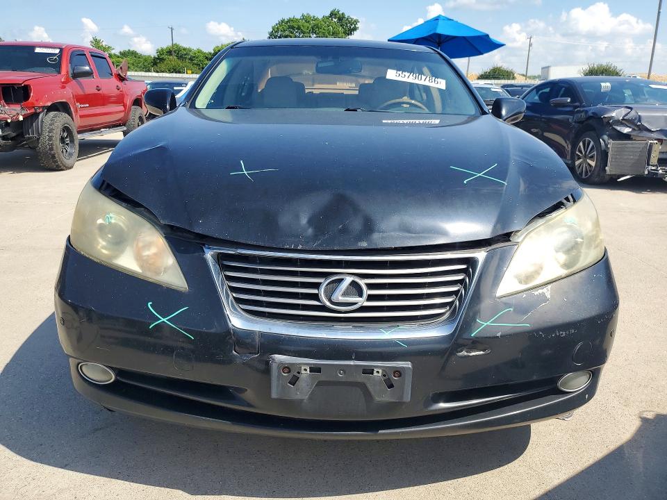 2009 Lexus Es 350 VIN JTHBJ46G792329280 COPART salvage auction — FRONT END, TX - SALVAGE VEHICLE TITLE (P), sold $1,000 on 2026-07-09 (photo 5)