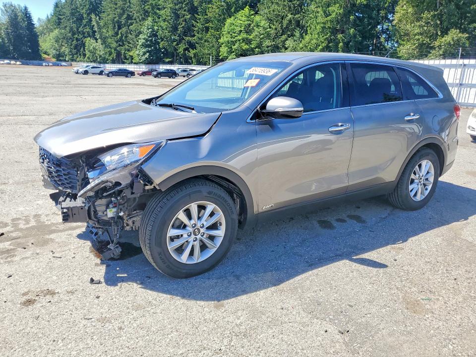 2019 Kia VIN 5XYPGDA58KG469877 COPART salvage auction — FRONT END, Wa - Bill Of Sale, sold $1,900 on 2026-07-06 (photo 1)