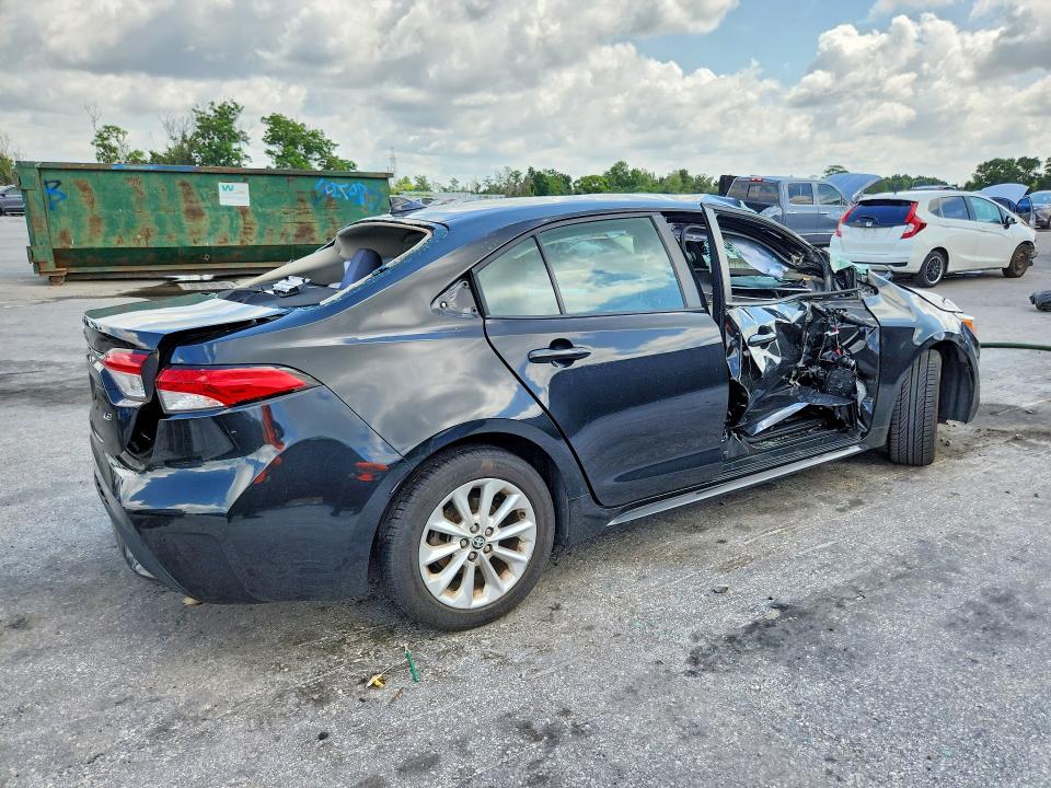 2020 Toyota Corolla VIN 5YFVPRAE6LP122470 COPART salvage auction — ROLLOVER, Fl - Certificate Of Destruction, sold $2,200 on 2026-07-07 (photo 3)