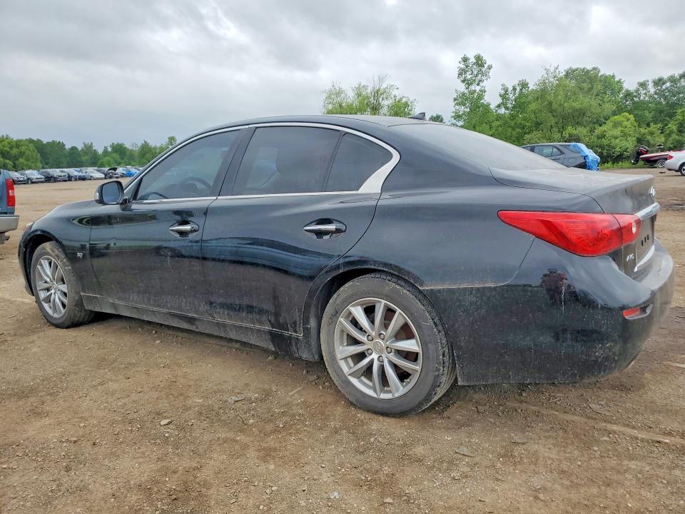 2015 Infiniti Q50 VIN JN1BV7ARXFM392702 COPART salvage auction — WATER/FLOOD, OH - CERT OF TITLE-FLOOD VEHICLE, sold $1,350 on 2026-07-21 (photo 2)