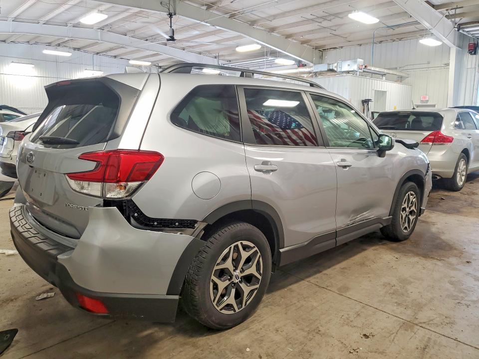 2021 Subaru Forester VIN JF2SKAJC2MH462120 COPART salvage auction — FRONT END, Mn - Cert Of Title-Salvage, sold $1,350 on 2026-07-30 (photo 3)