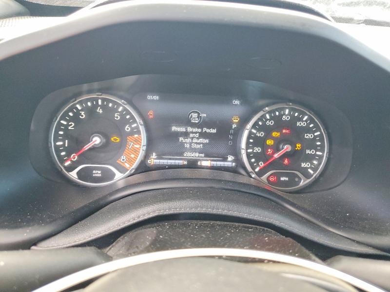 2022 Jeep Renegade VIN ZACNJDB17NPN70494 COPART salvage auction — FRONT END, Nc - Salvage Certificate Of Title, sold $1,250 on 2026-08-14 (photo 9)