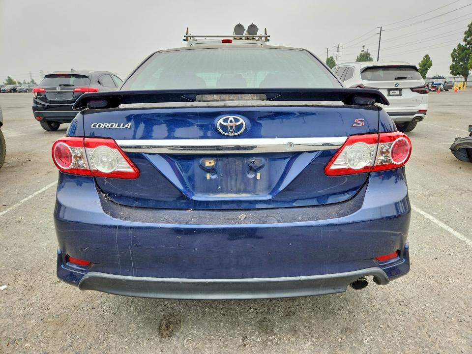2013 Toyota Corolla VIN 5YFBU4EE1DP186958 COPART salvage auction — SIDE, Ca - Salvage Certificate, sold $1,750 on 2026-07-20 (photo 6)