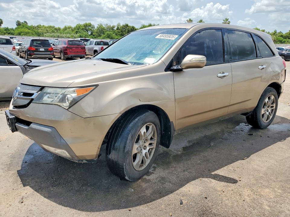 2007 Acura Mdx VIN 2HNYD28227H506972 COPART salvage auction — REAR END, Tx - Certificate Of Title (P), sold $225 on 2026-08-26 (photo 1)