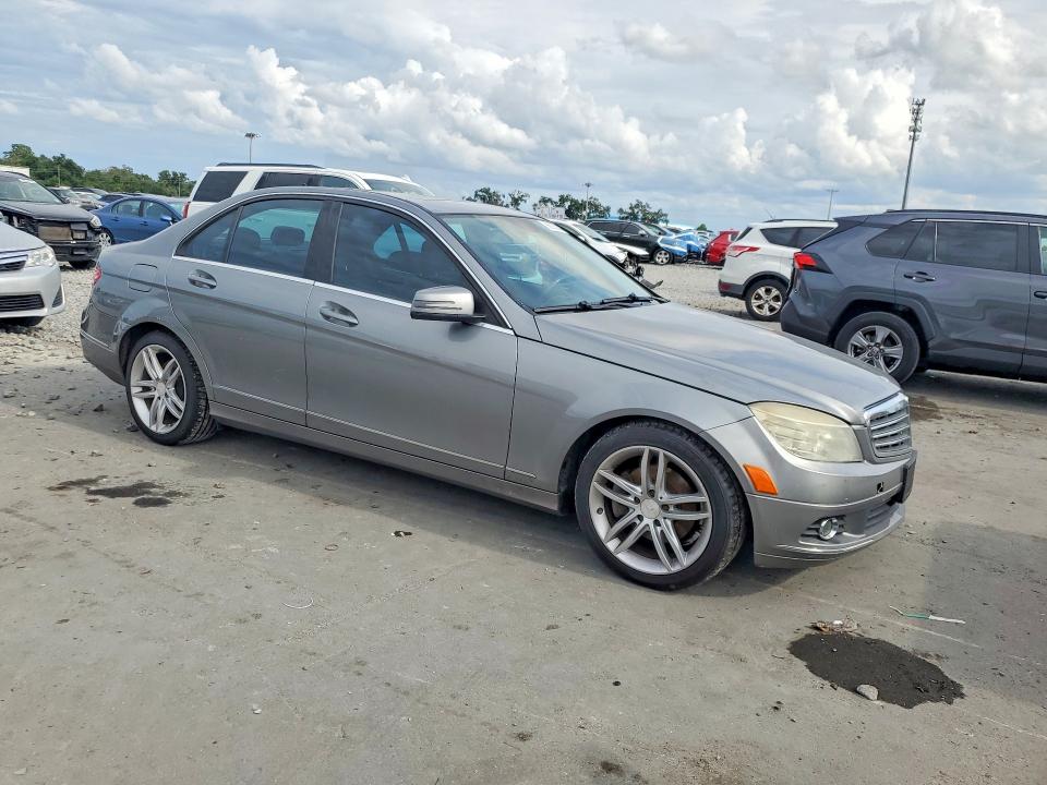 2010 Mercedes-benz C class VIN WDDGF8BB6AR092342 COPART salvage auction — UNDERCARRIAGE, FL - CERT OF TITLE SLVG REBUILDABLE, sold $350 on 2026-07-20 (photo 4)