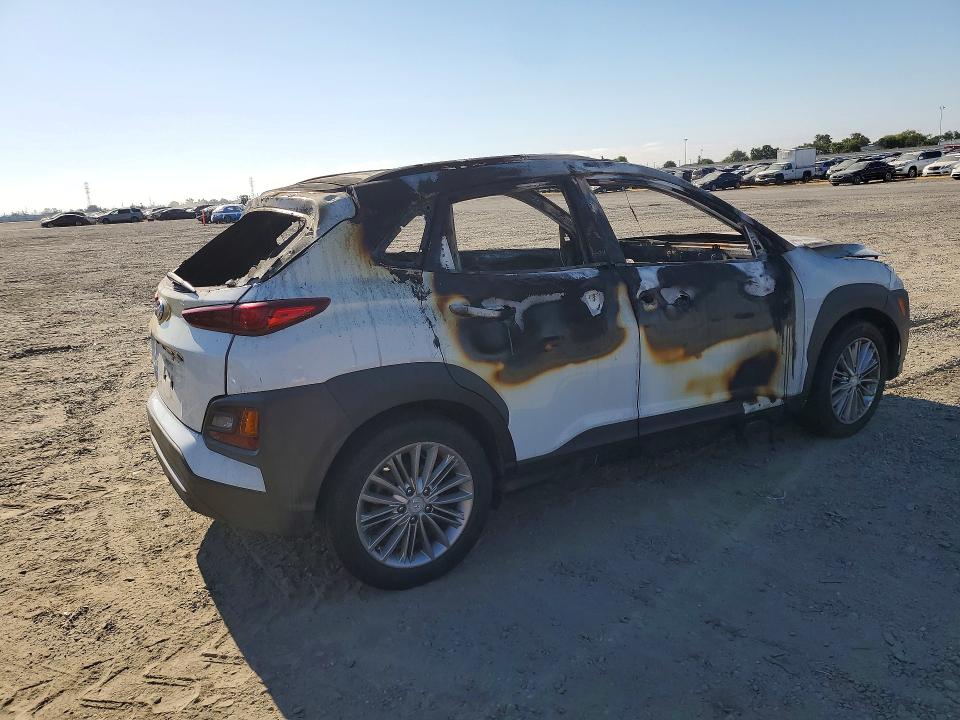 2018 Hyundai Kona VIN KM8K62AA1JU081073 COPART salvage auction — BURN, Ca - Non-Repairable Vehicle Cert, sold $10 on 2026-07-28 (photo 3)
