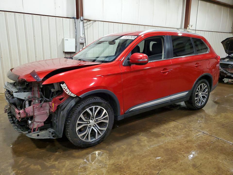 2017 Mitsubishi Outlander VIN JA4AZ3A35HZ025708 COPART salvage auction — FRONT END, Pa - Certificate Of Salvage, sold $3,050 on 2026-07-07 (photo 1)