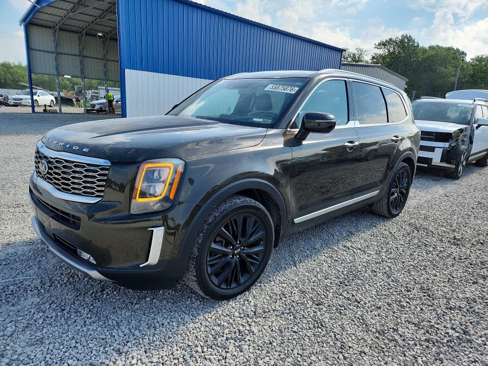 2020 Kia Telluride VIN 5XYP5DHC6LG088945 COPART salvage auction — HAIL, Mo - Certificate Of Title, sold $10,200 on 2026-07-08 (photo 1)
